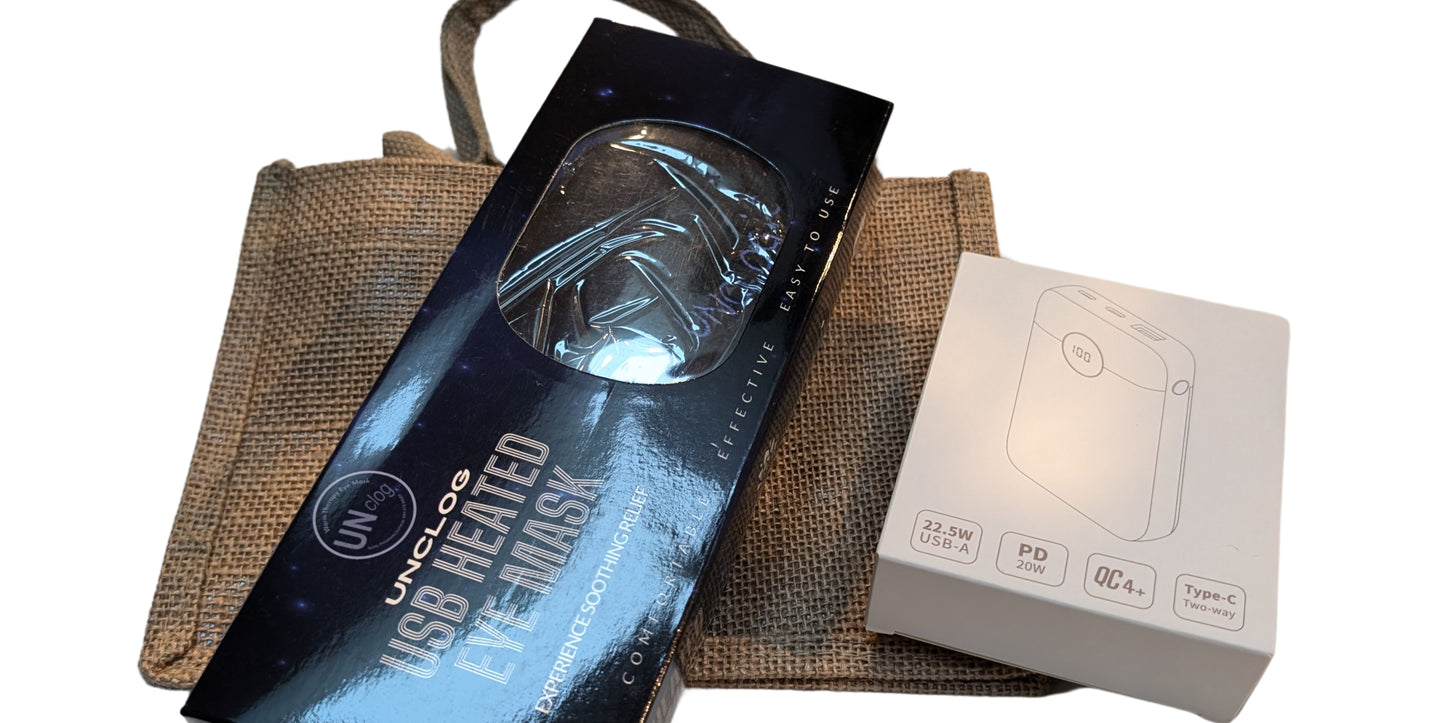 UNCLOG Heated Eye Mask with Power Bank – Soothing Relief for Dry Eyes & MGD | Limited Time Special!