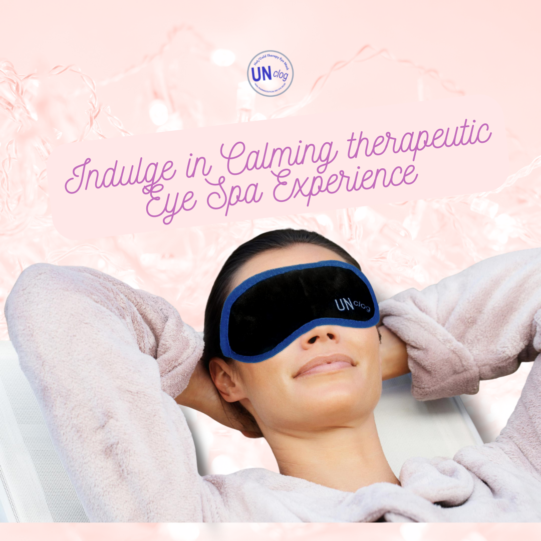 UNCLOG warming mask for gentle, natural dry eye care