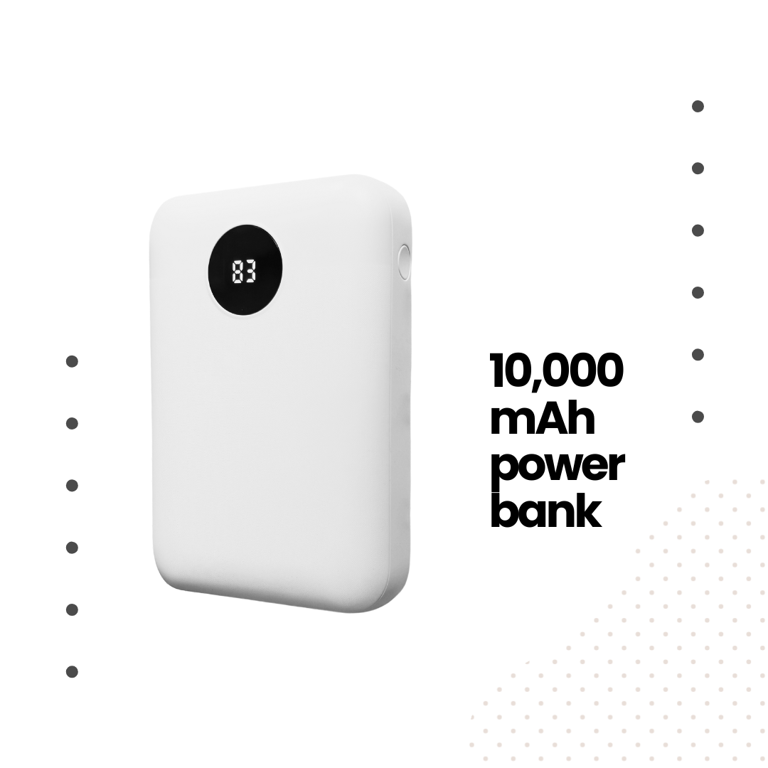 C1020 10000mAh Power Bank – Fast Charging, High Capacity, Portable, and Reliable Power Solution