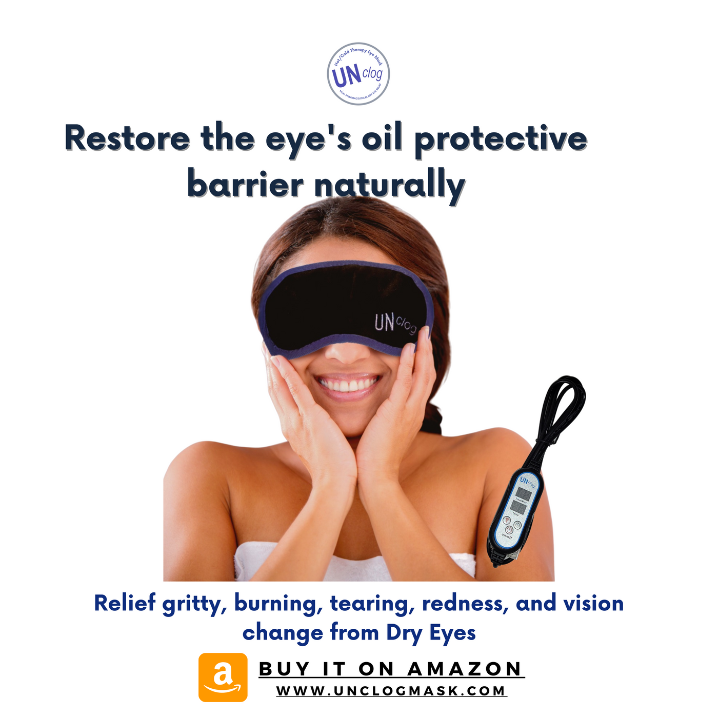 Restore the eye's oil protective barrier naturally.